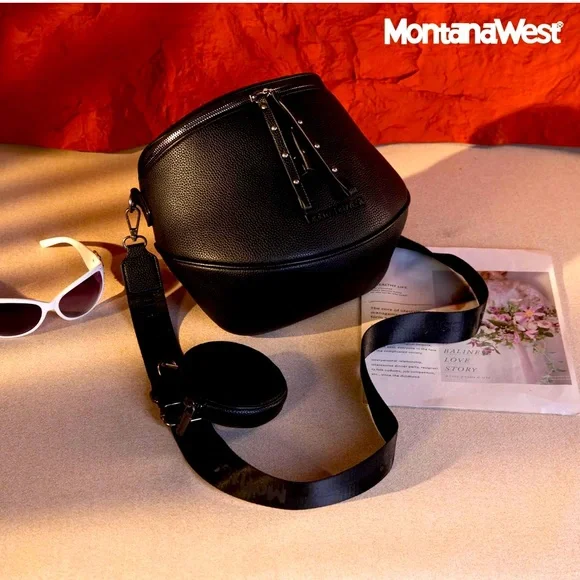 Montana West Crossbody Bum Bag
Large Sling with adjustable strap and coin purse - Picture 1 of 5